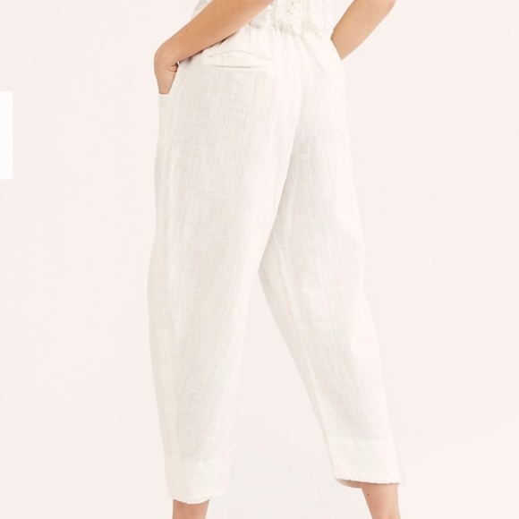Free People Eggshell Paradise Pants. M - Picture 2 of 8